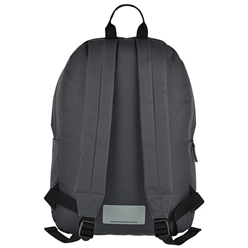 Additional Image 2 - a black backpack with straps