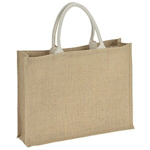 Additional Image 1 - a brown bag with white handles
