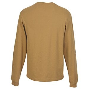 Additional Image 1 - a brown long sleeved shirt