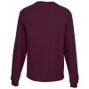 a back of a red shirt