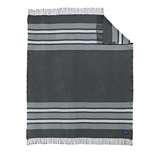 Additional Image 3 - a black and white striped towel