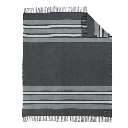 Additional Image 3 - a black and white striped towel