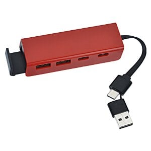 Additional Image 1 - a red usb cable with a black cord