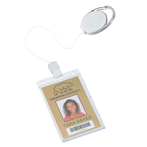 Additional Image 3 - a badge with a picture of a woman on it