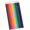 a group of colored pencils