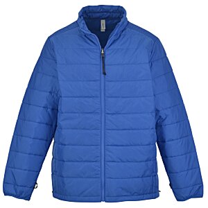 Additional Image 3 - a blue jacket with a zipper