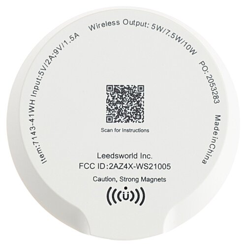 Additional Image 4 - a white circle with black text