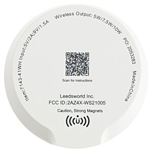 Additional Image 4 - a white circle with black text