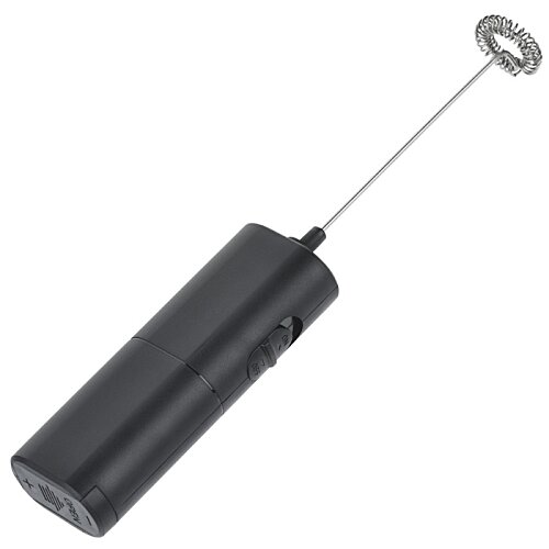 Additional Image 1 - a black and silver milk frother