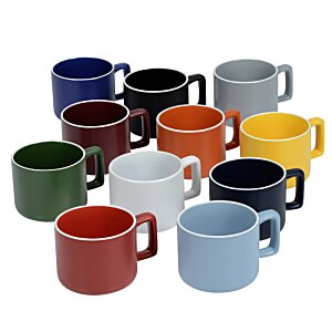 Additional Image 2 - a group of colorful mugs
