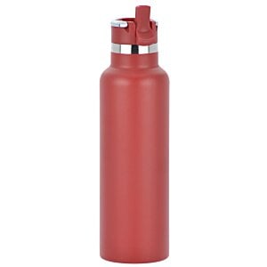 Additional Image 1 - a red water bottle with a lid