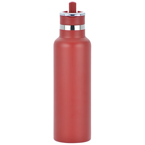 Additional Image 2 - a red water bottle with a lid
