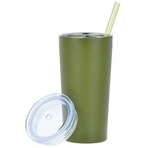 Additional Image 1 - a green cup with a straw