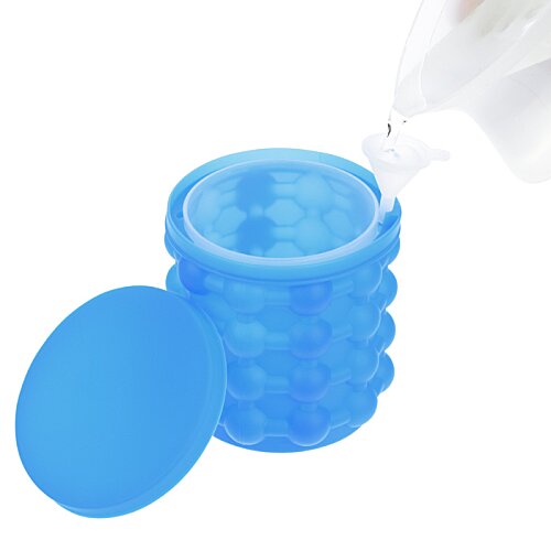 Additional Image 3 - a blue plastic container with a lid