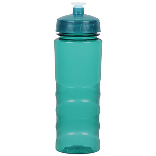 Additional Image 1 - a blue water bottle with a lid