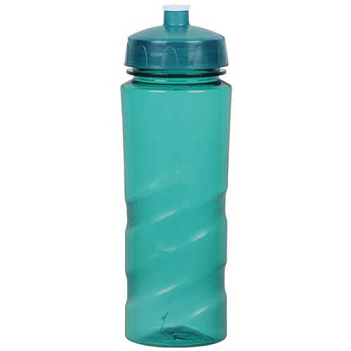 Additional Image 2 - a blue water bottle with a blue lid