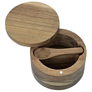 Additional Image 1 - a wooden container with a spoon
