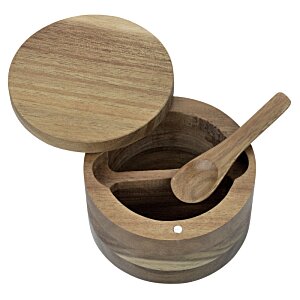 Additional Image 2 - a wooden container with a spoon