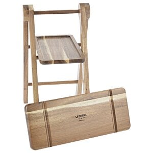Additional Image 2 - a wooden ladder with a shelf