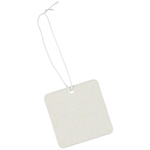 Additional Image 1 - a white square tag with a string