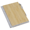 a wooden board with a gray edge