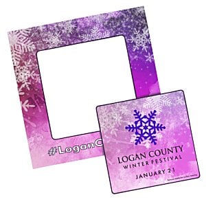 Additional Image 3 - a purple and pink square frames