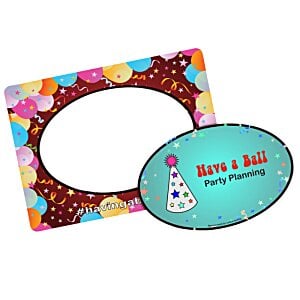 Additional Image 3 - a picture frame with a oval shape