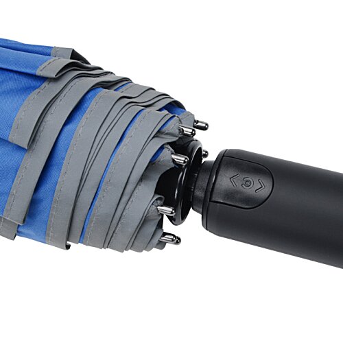 Additional Image 6 - a close up of a blue and grey umbrella