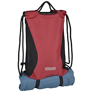 Additional Image 4 - a red and black backpack