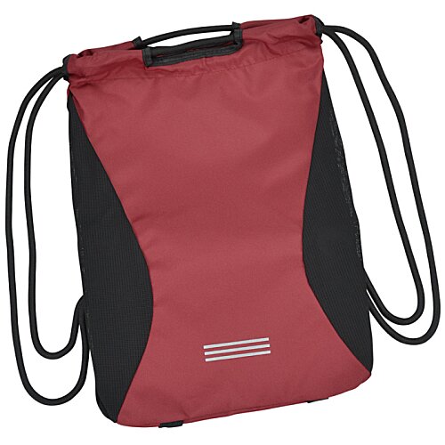 Additional Image 2 - a red and black backpack