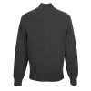 a black sweater with a white background