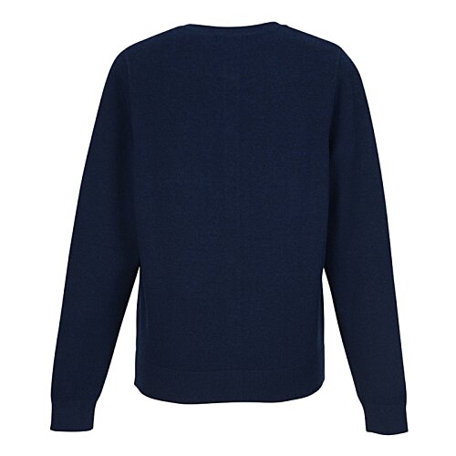 Additional Image 1 - a back view of a blue sweater