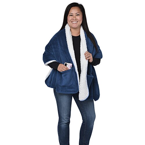 Additional Image 4 - a woman wearing a blue coat