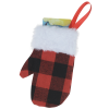 Additional Image 1 - a red and black plaid mitten