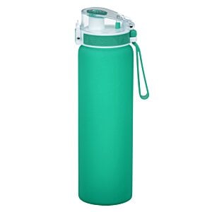 Additional Image 2 - a green water bottle with a string