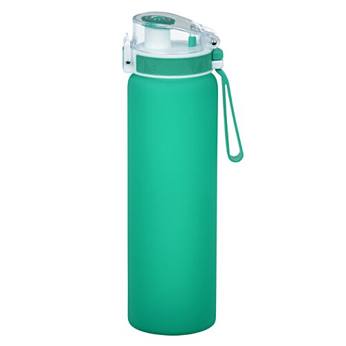 Additional Image 2 - a green water bottle with a string
