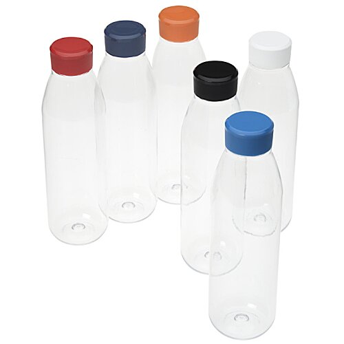 Additional Image 1 - a group of plastic bottles with different colored caps