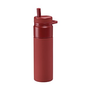 Additional Image 3 - a red plastic water bottle
