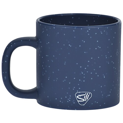 Additional Image 1 - a blue mug with a white logo