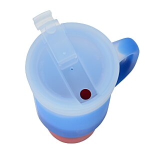 Additional Image 3 - a blue and red water bottle