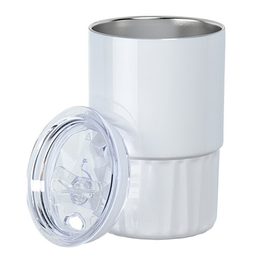 Additional Image 1 - a white cup with a lid