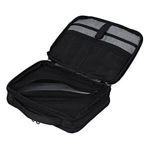 Additional Image 1 - a black case with a zipper