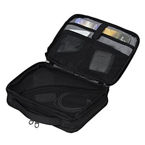 Additional Image 2 - a black case with a zipper