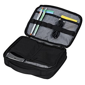 Additional Image 4 - a black case with a black zipper