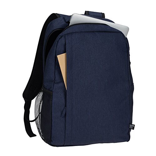 Additional Image 3 - a blue backpack with a pocket