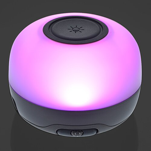 Additional Image 9 - a purple and black round object with a black circle