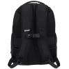 a black backpack with straps