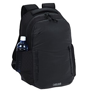 Additional Image 4 - a black backpack with a bottle of water