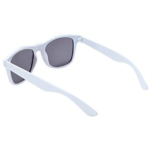 Additional Image 1 - a white sunglasses with black lenses