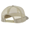 a white hat with a white back